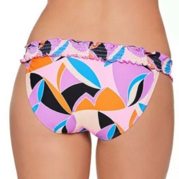 Salt+Cove Kaleidoscope smoked bikini swim bottom - Picture 2 of 6